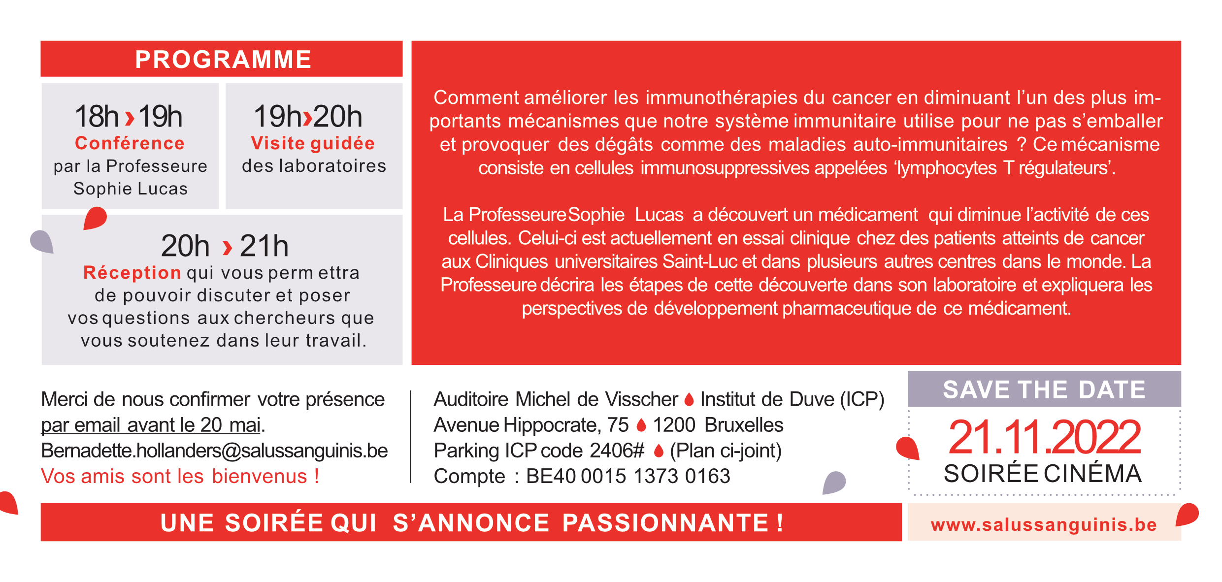 IMPRIMEUR DEF SalusSanguinis Invitation mai22 2